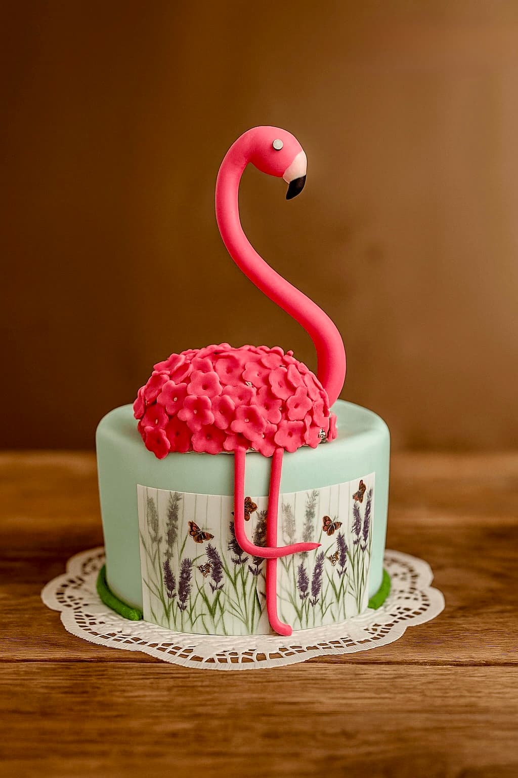 Geburtstagstorte „Flamingo“