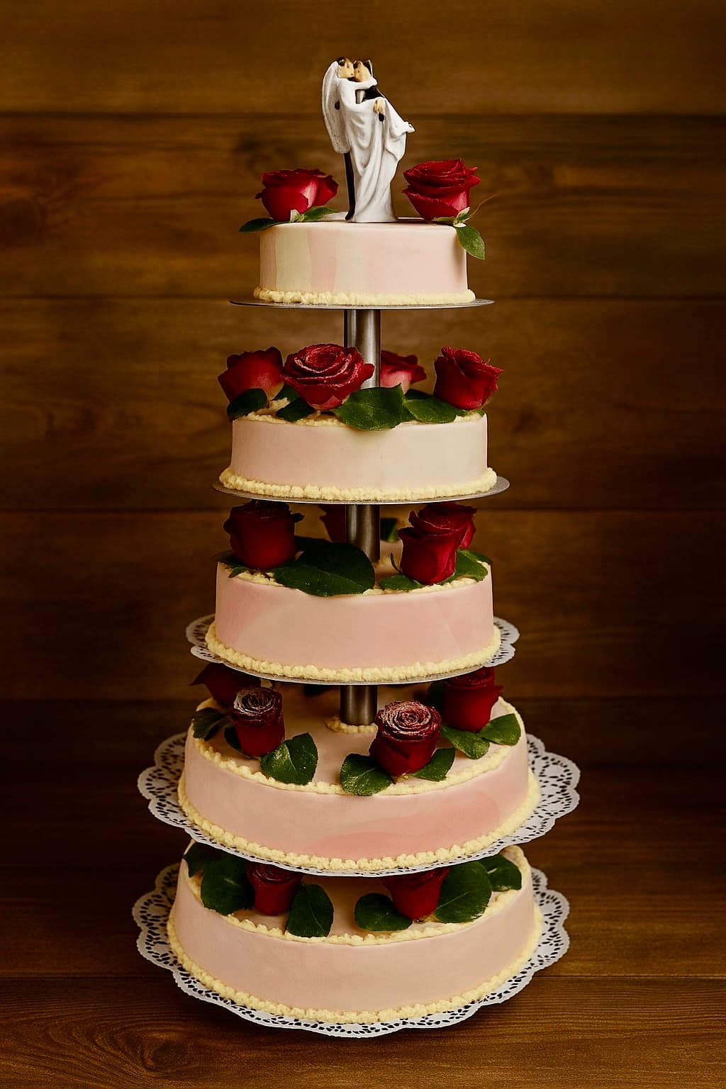Hochzeitstorte „Rosentraum“